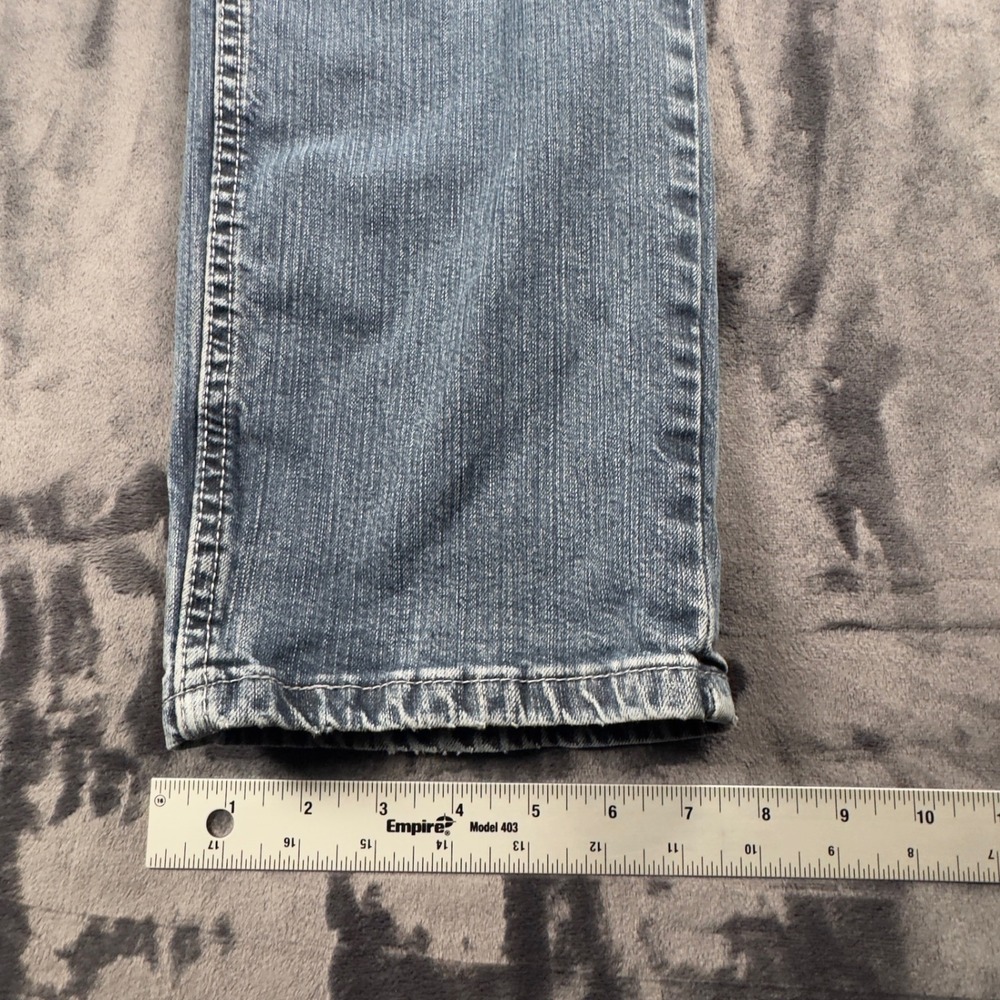 Levi's Jeans Mens 34x28 Blue WaterLess Straight Leg Denim 2408 - Picture 4 of 8